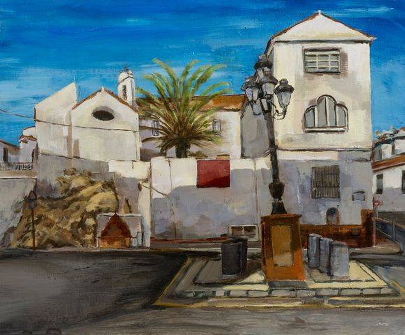 Uno de los cuadros en venta.