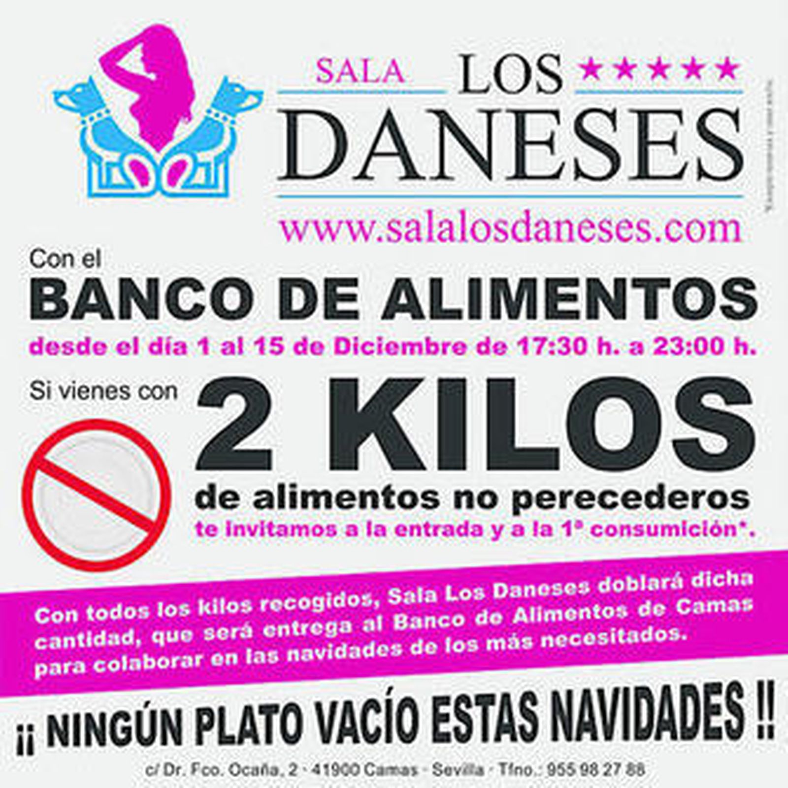 El Banco de Alimentos se desmarca de la campaña de un prostíbulo