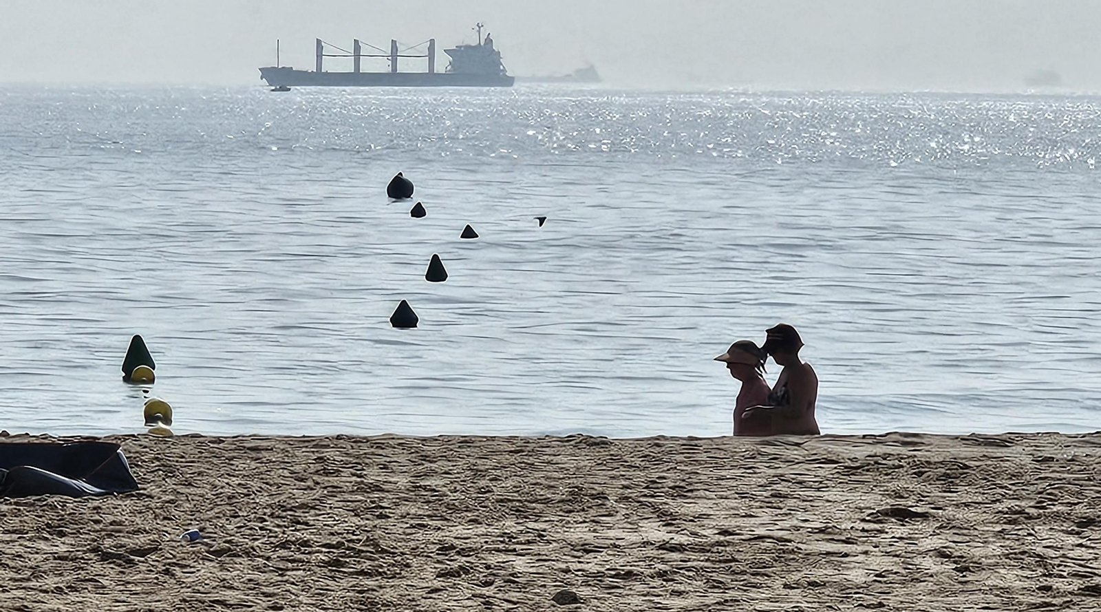 Fotos de un sábado en la playa de Getares de Algeciras