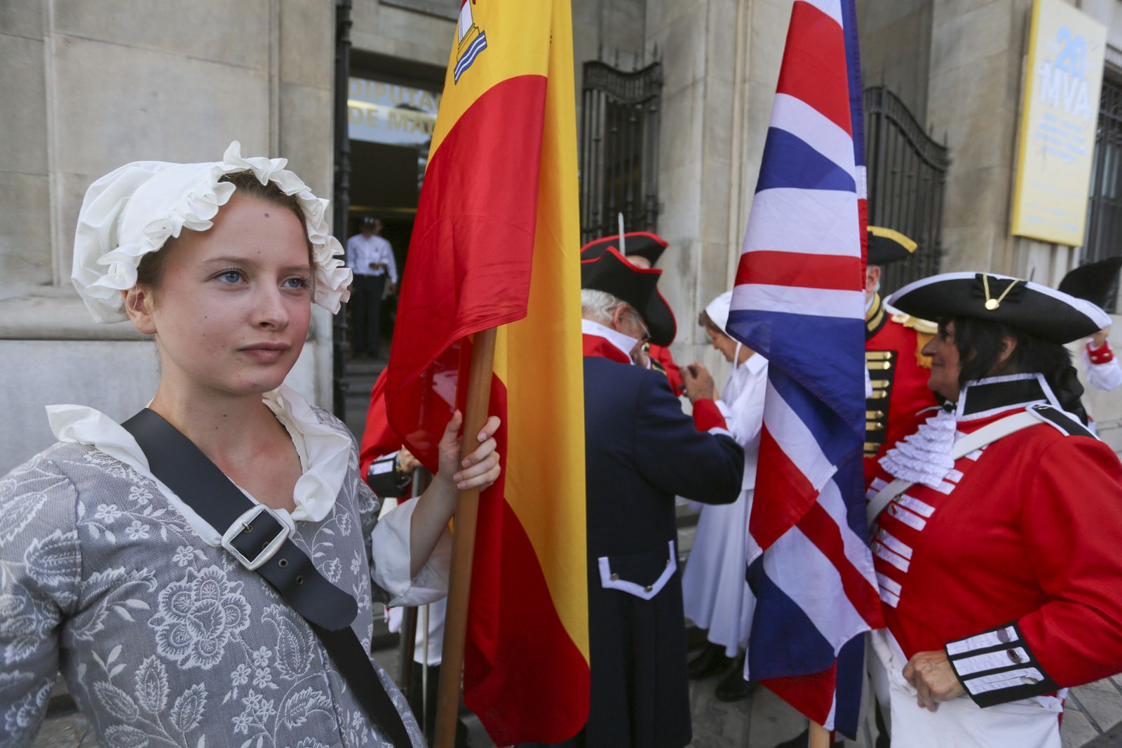 Las fotos del desfile en Málaga en recuerdo a Bernardo de Gálvez