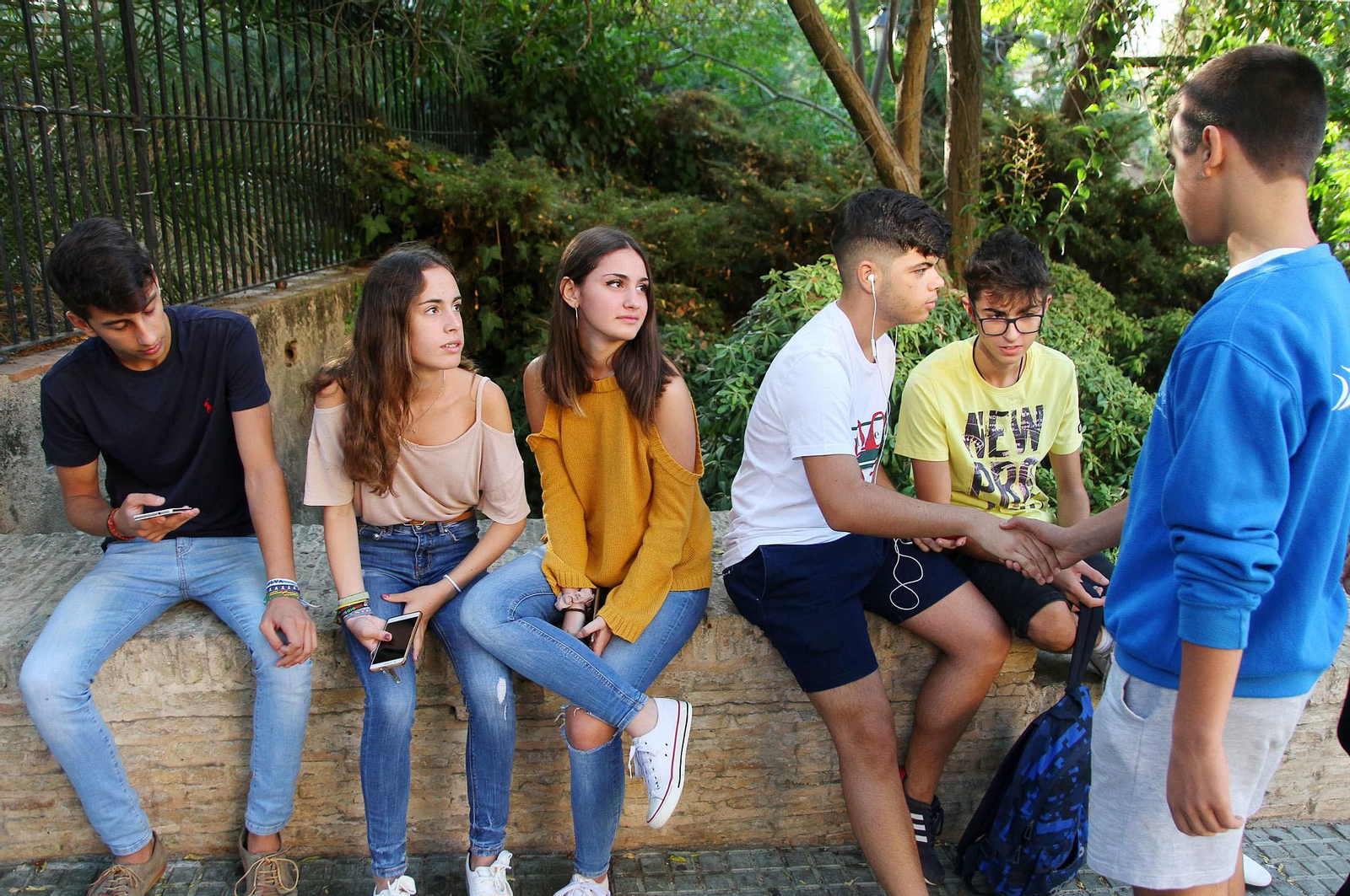 Vuelta a clase de alumnos de Secundaria y Bachillerato