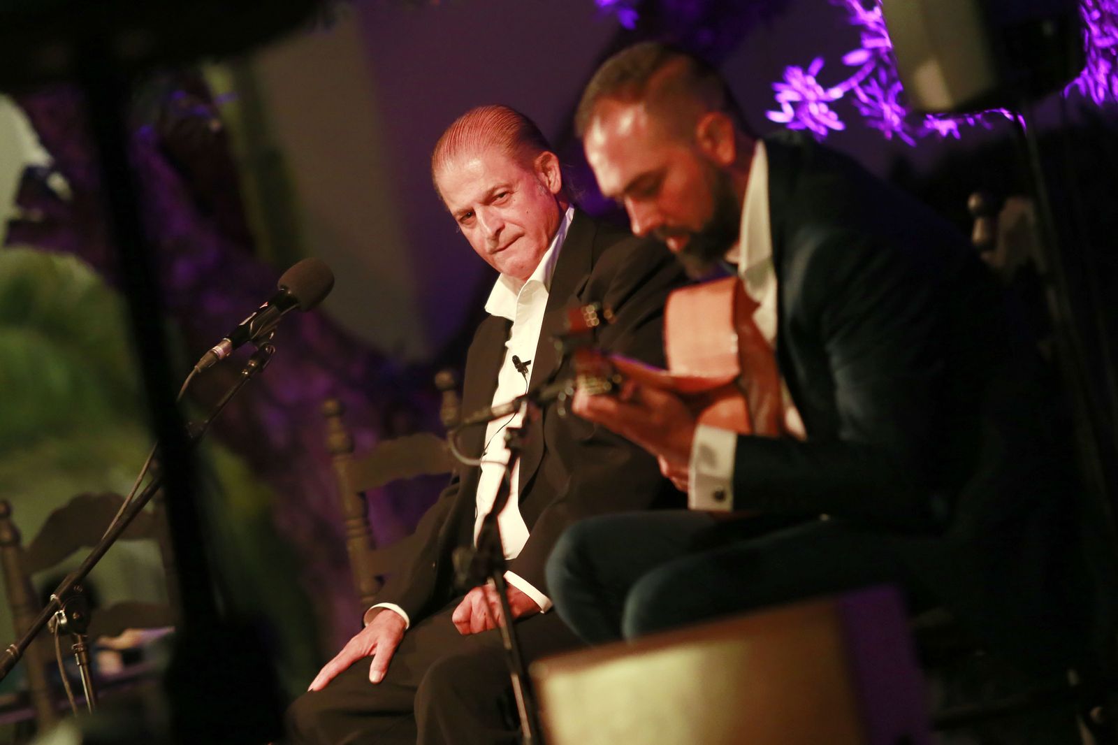 Enrique Soto y Nono Jero, durante su actuación.