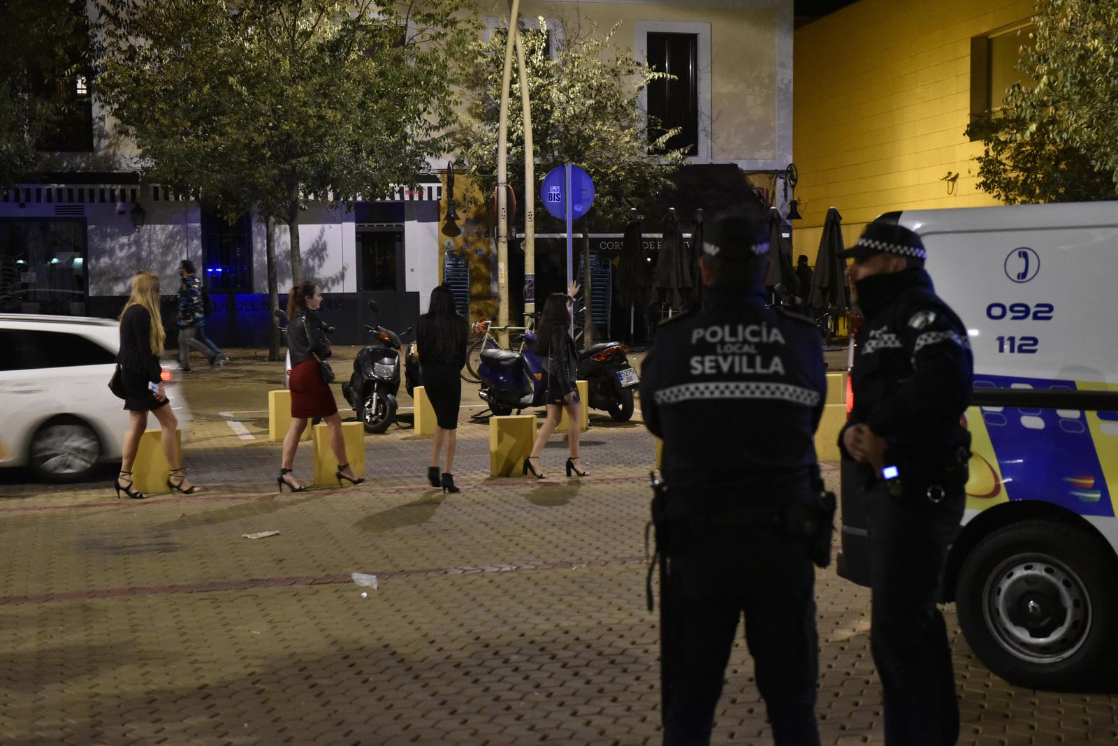 Dispositivo policial contra la movida