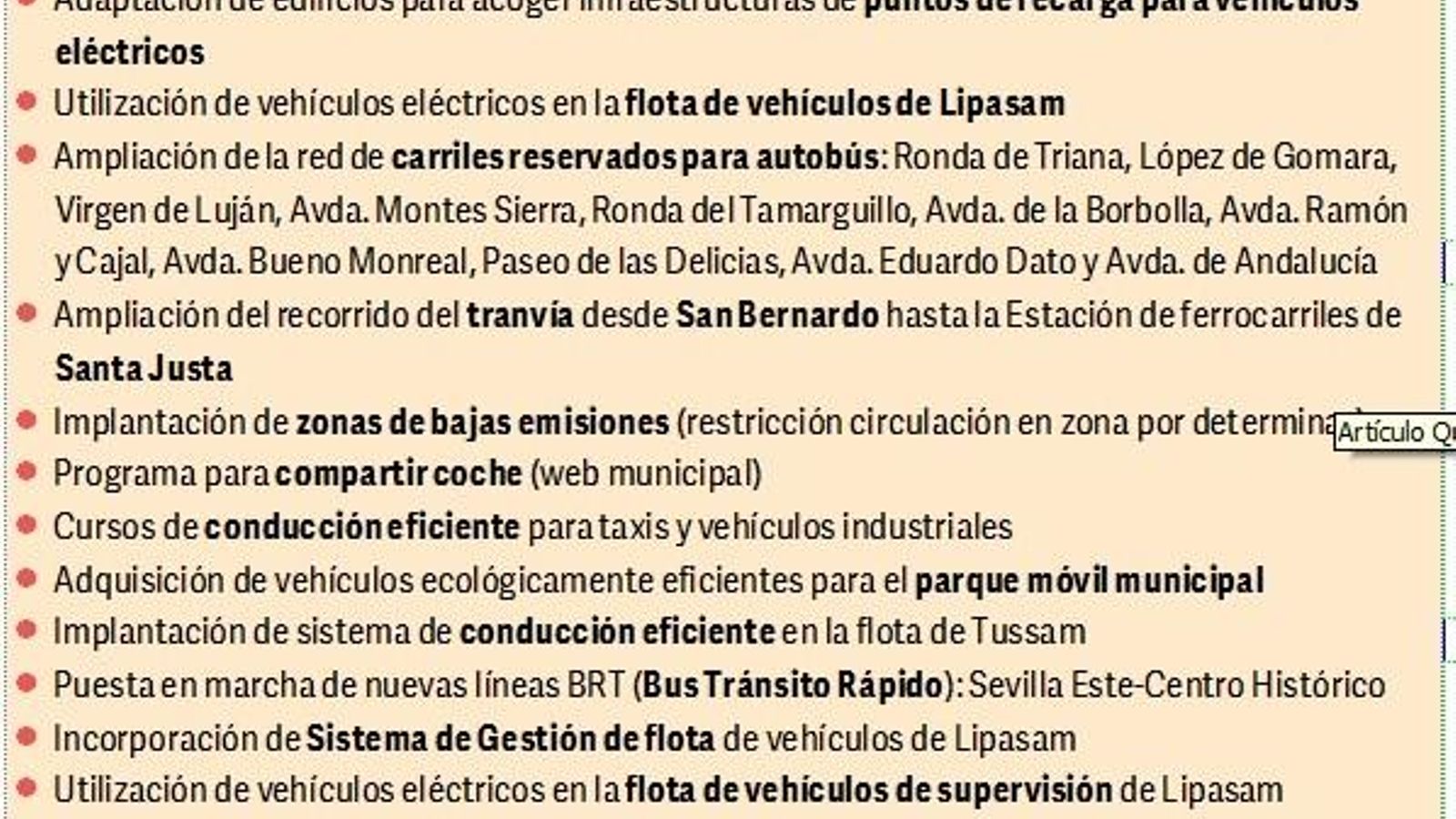 Medidas de mitigación del cambio climático en el Paces 2018.