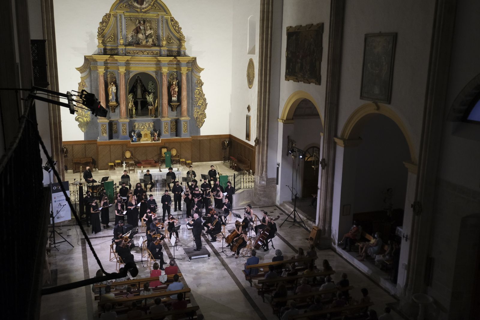 Fotogalería concierto Orquesta Ciudad de Almería y la Coral Aeonium Ensemble. Festival de Música Renacentista y Barroca de Vélez Blanco 2021.