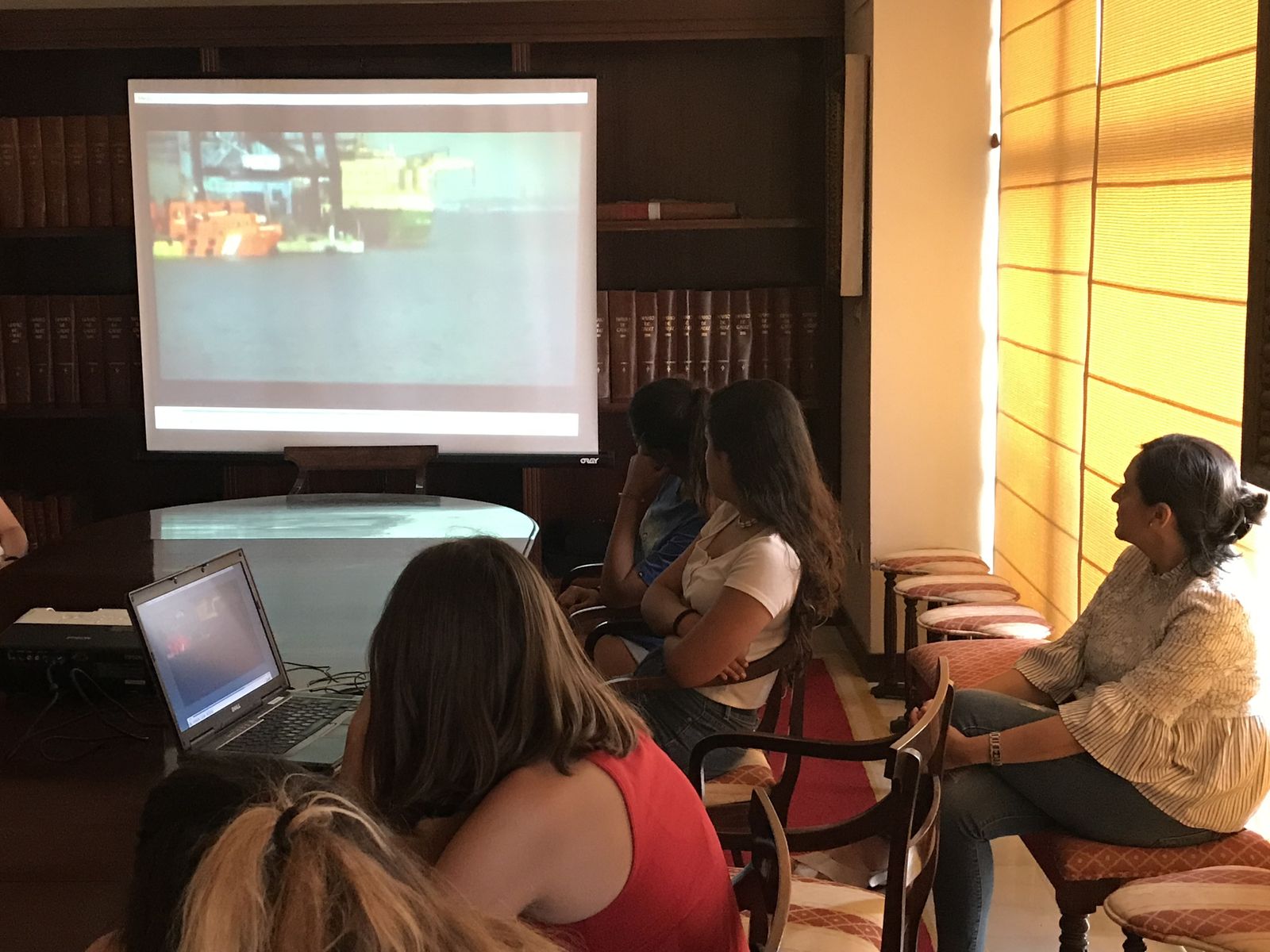 Visita del colegio Sancti Petri de San Fernando