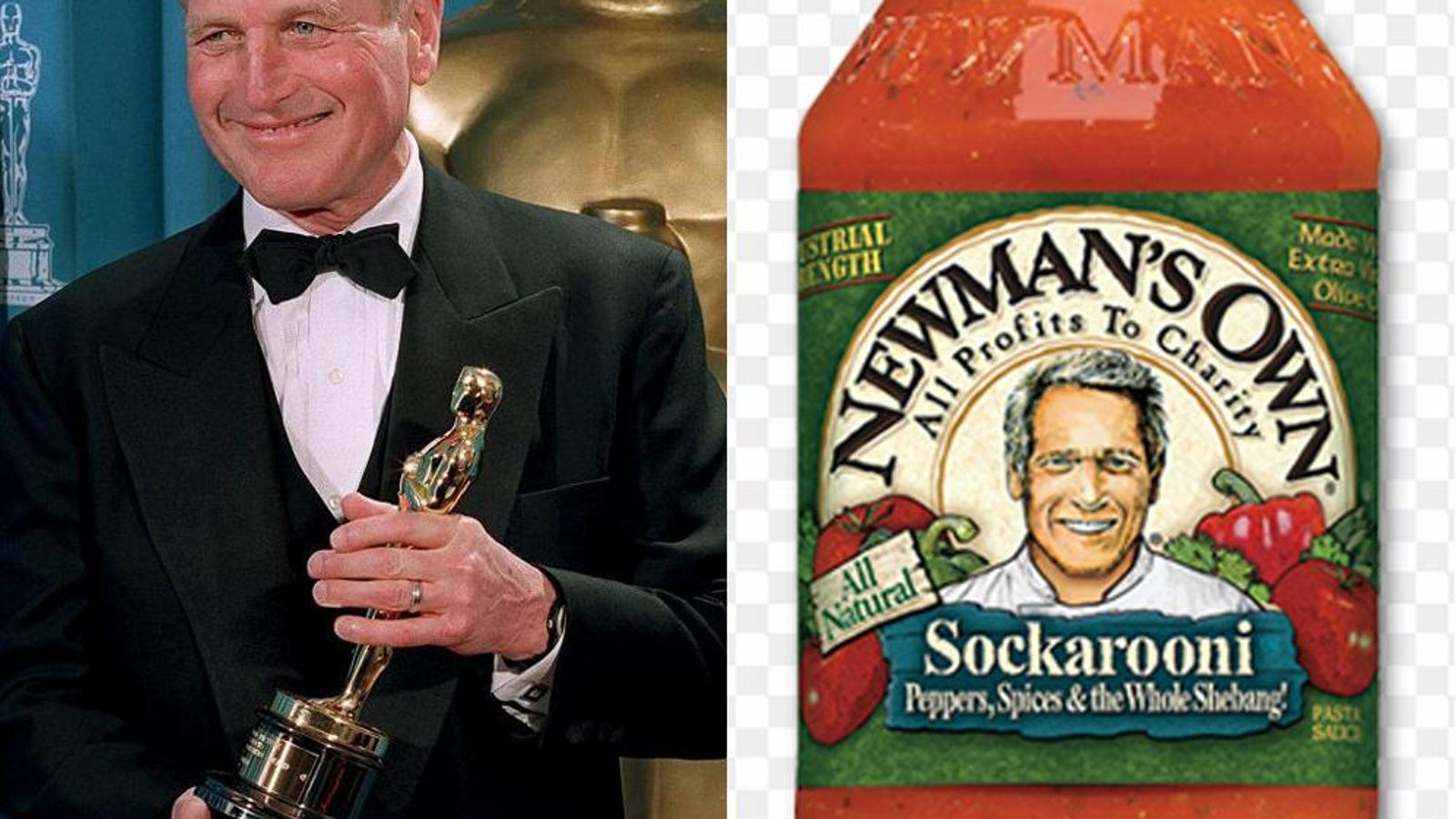 El actor Paul Newman popularizó una marca de salsas en los 70.