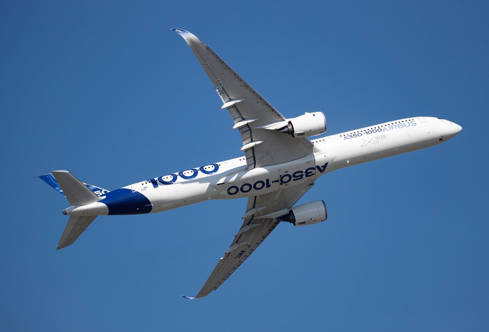 Un A350 XWB en su versión más grande.