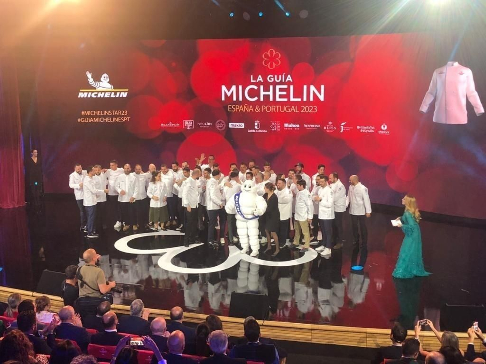 Todos los premiados en la gala de la Guía Michelín 2023.