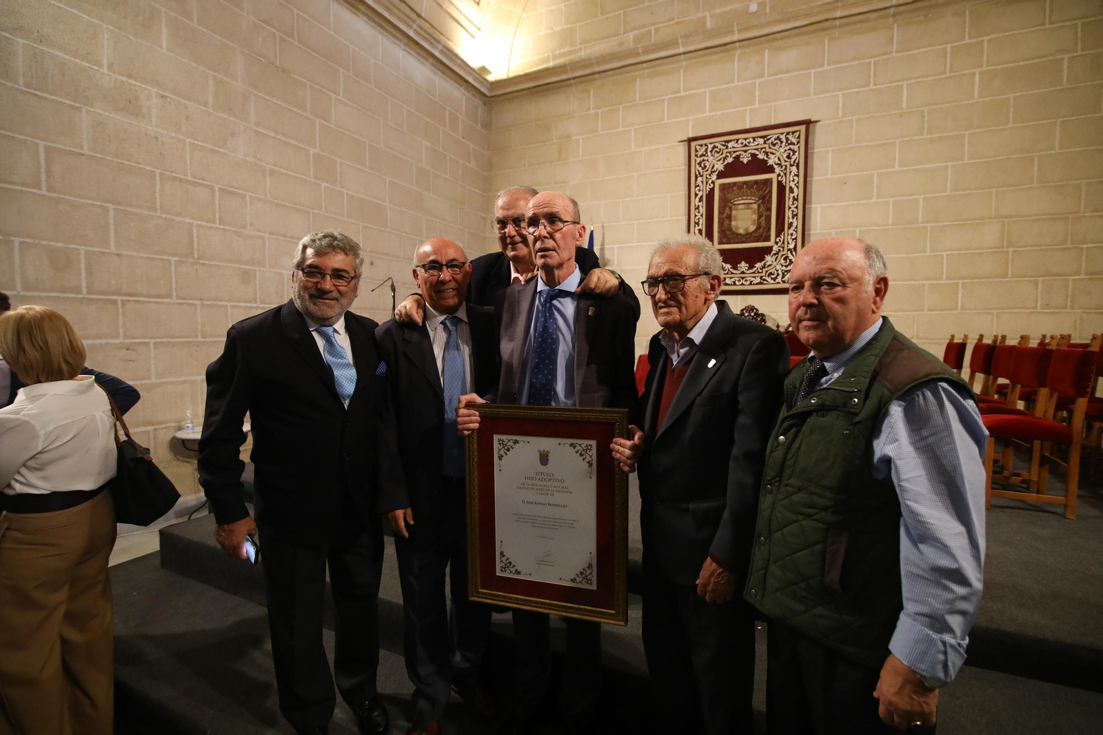 Pepe Ravelo Hijo Adoptivo de Jerez