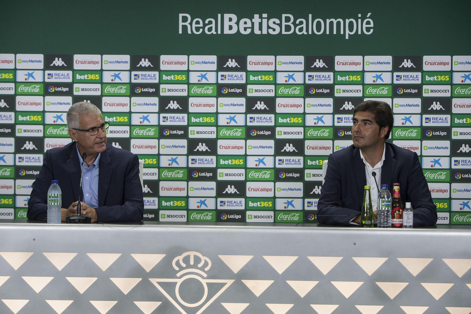 Antonio Cordón y Ángel Haro, durante una comparecencia pública.