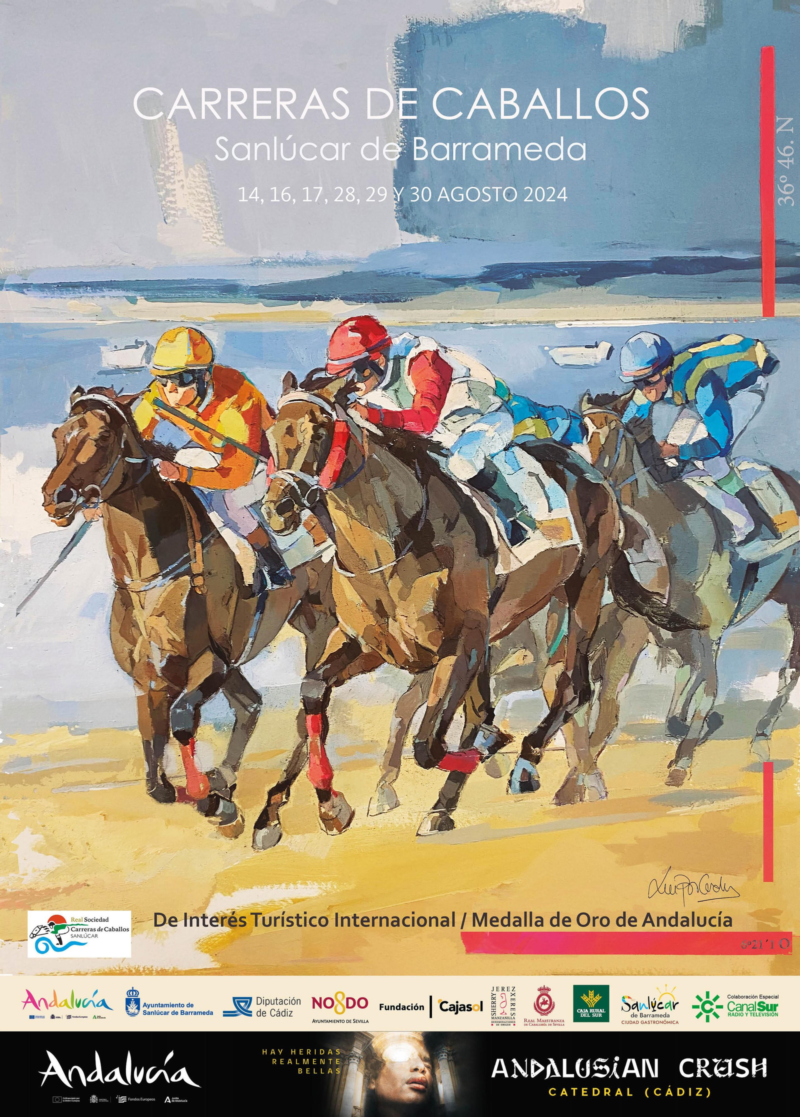 Cartel Carreras de Caballos de Sanlúcar 2024 Cartel Carreras de Caballos de Sanlúcar 2024