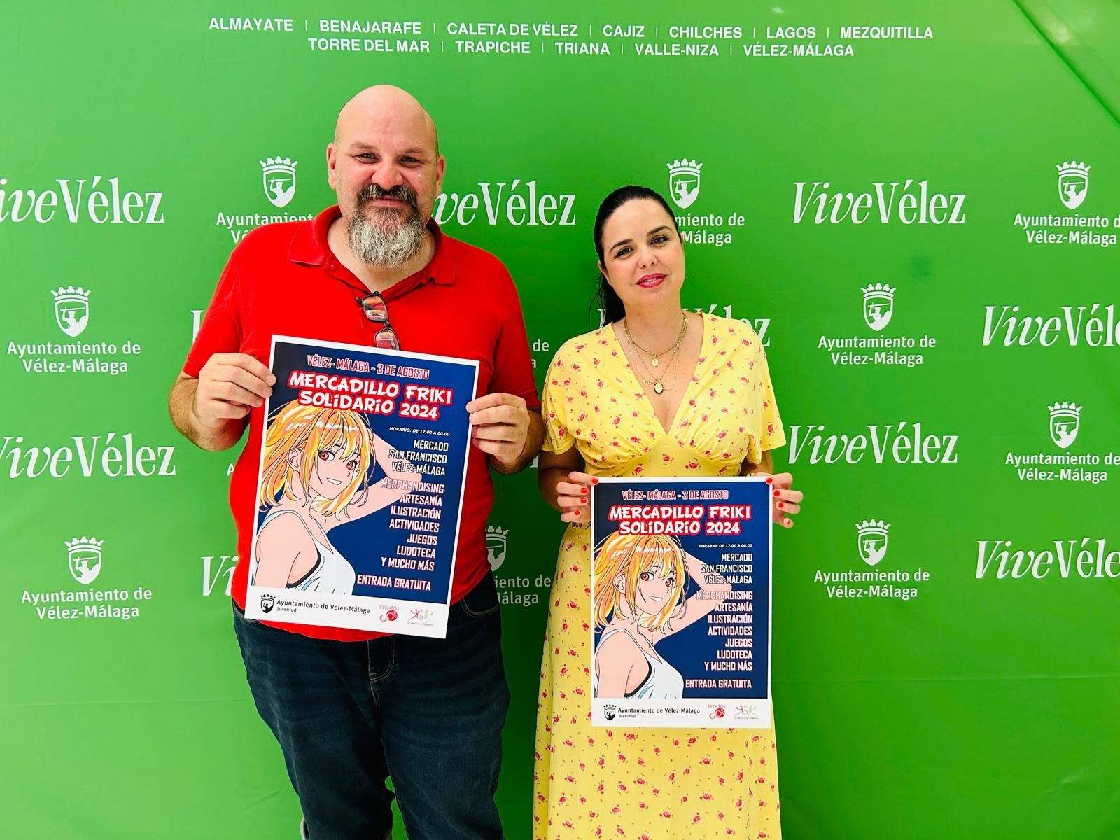 Presentación del mercadillo friki solidario de Vélez-Málaga