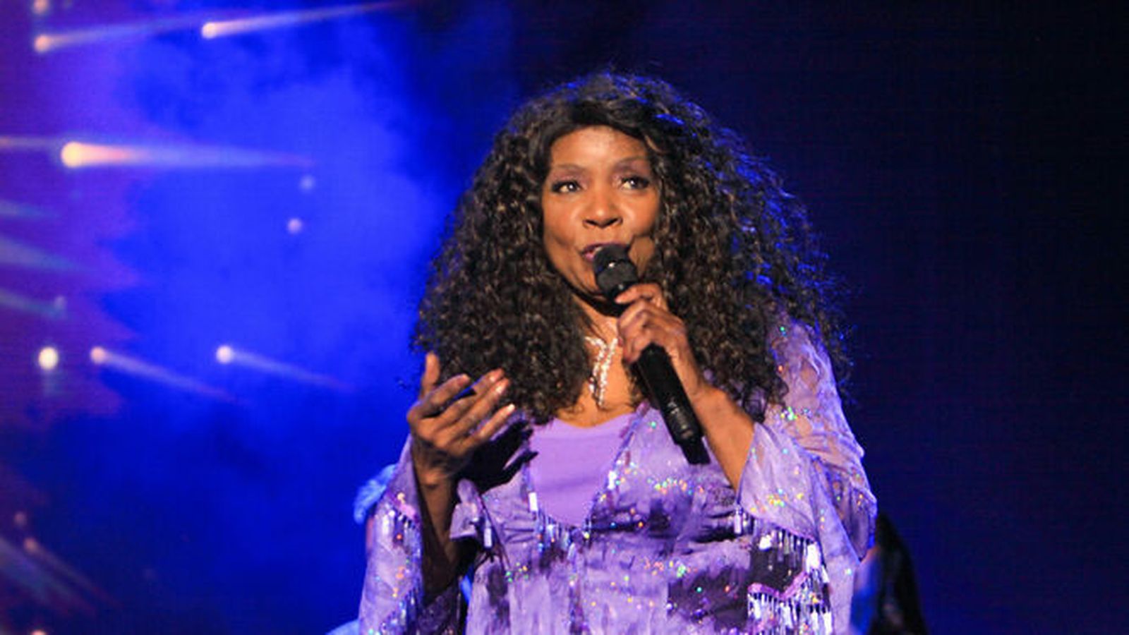 Gloria Gaynor en el festival de Sancti Petri en 2019