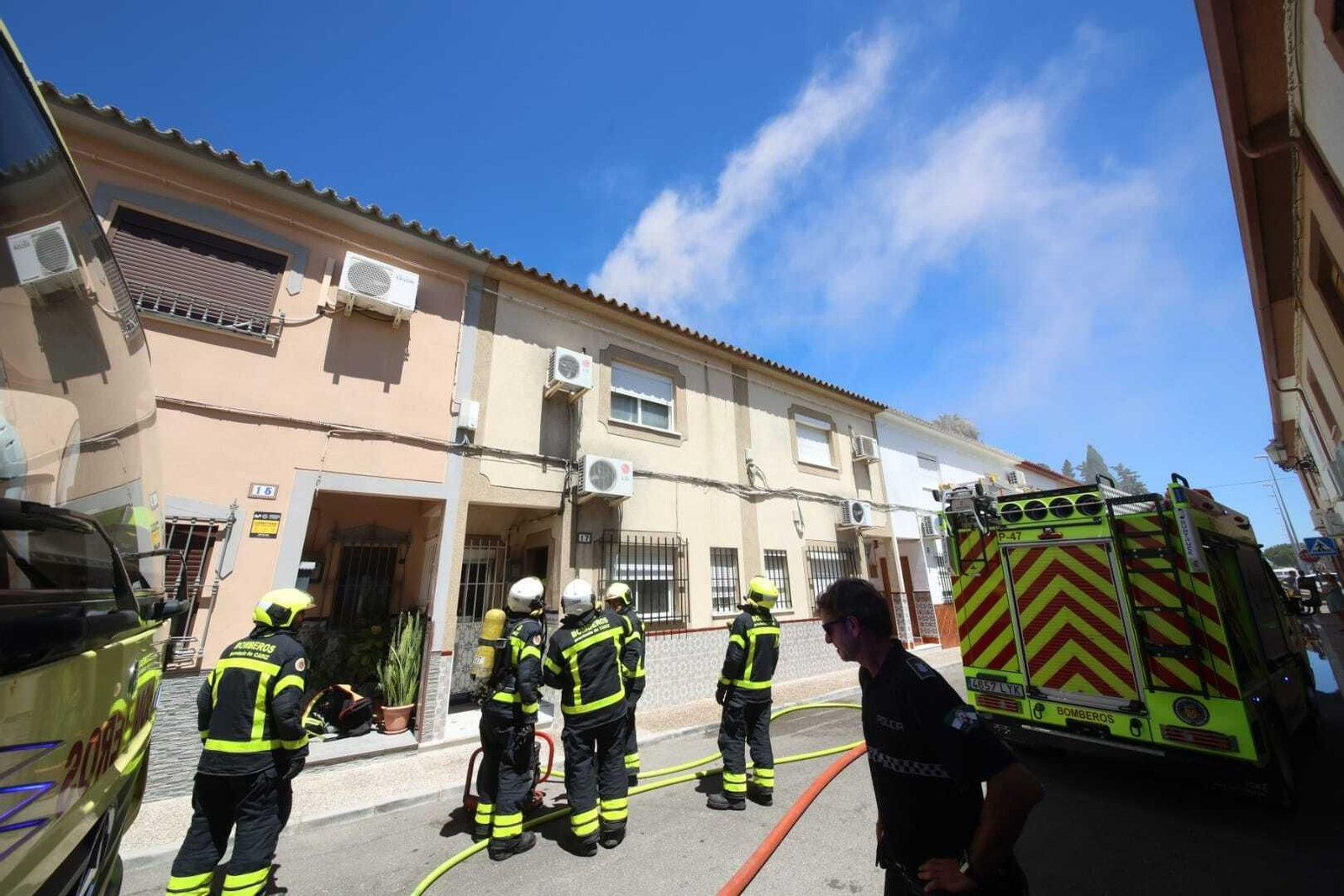 Incendio en una vivienda en Guadalcacín
