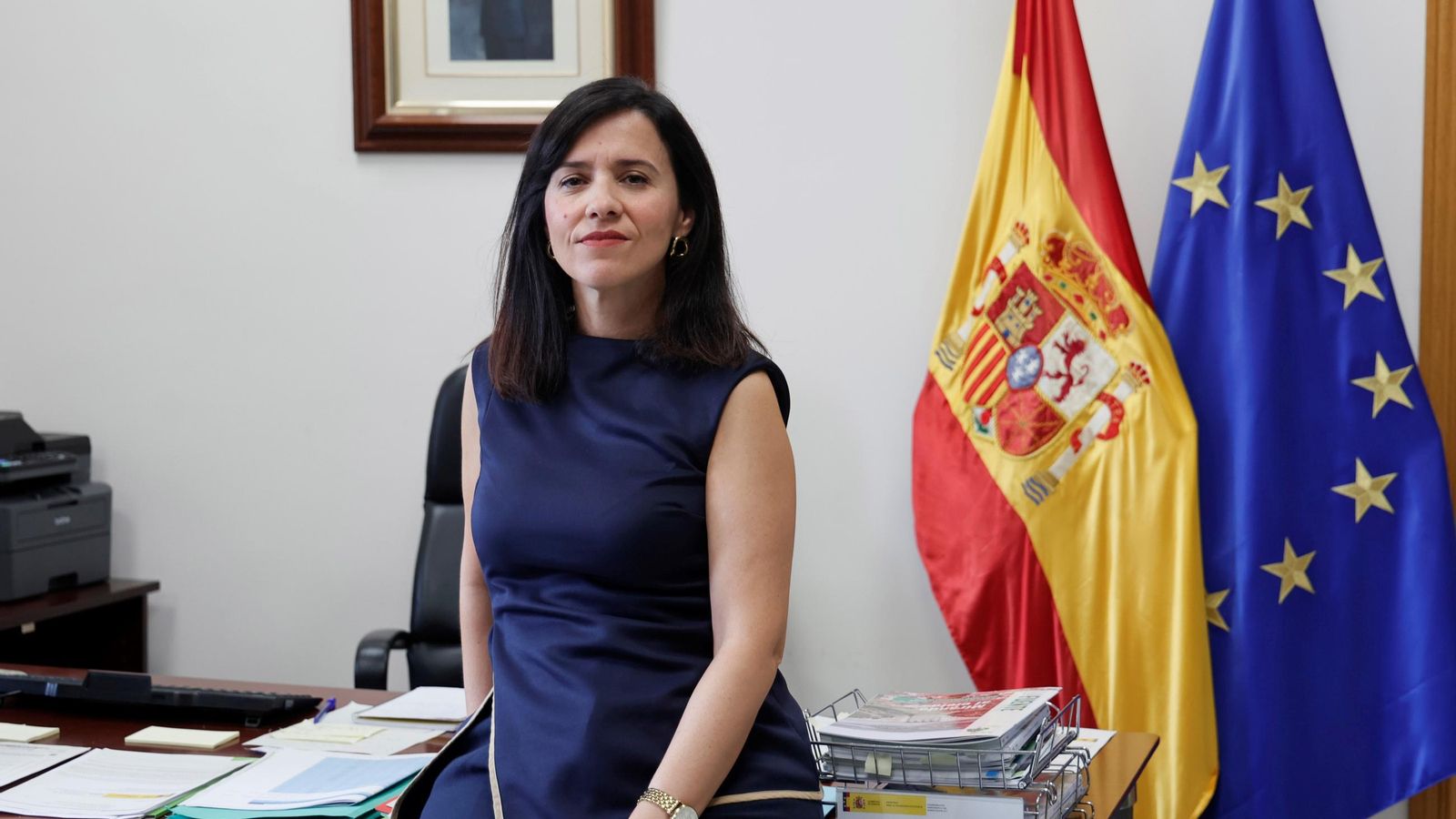 La presidenta de la Confederación Hidrográfica del Guadalquivir, Gloria Martín Valcárcel.