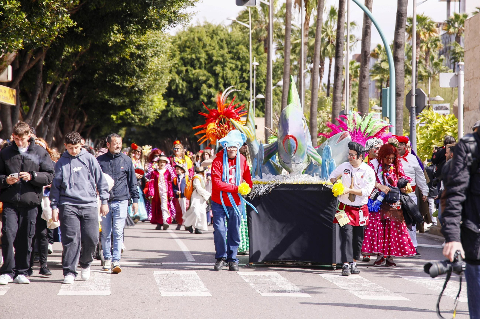 Las imágenes del entierro de la sardina en Almería