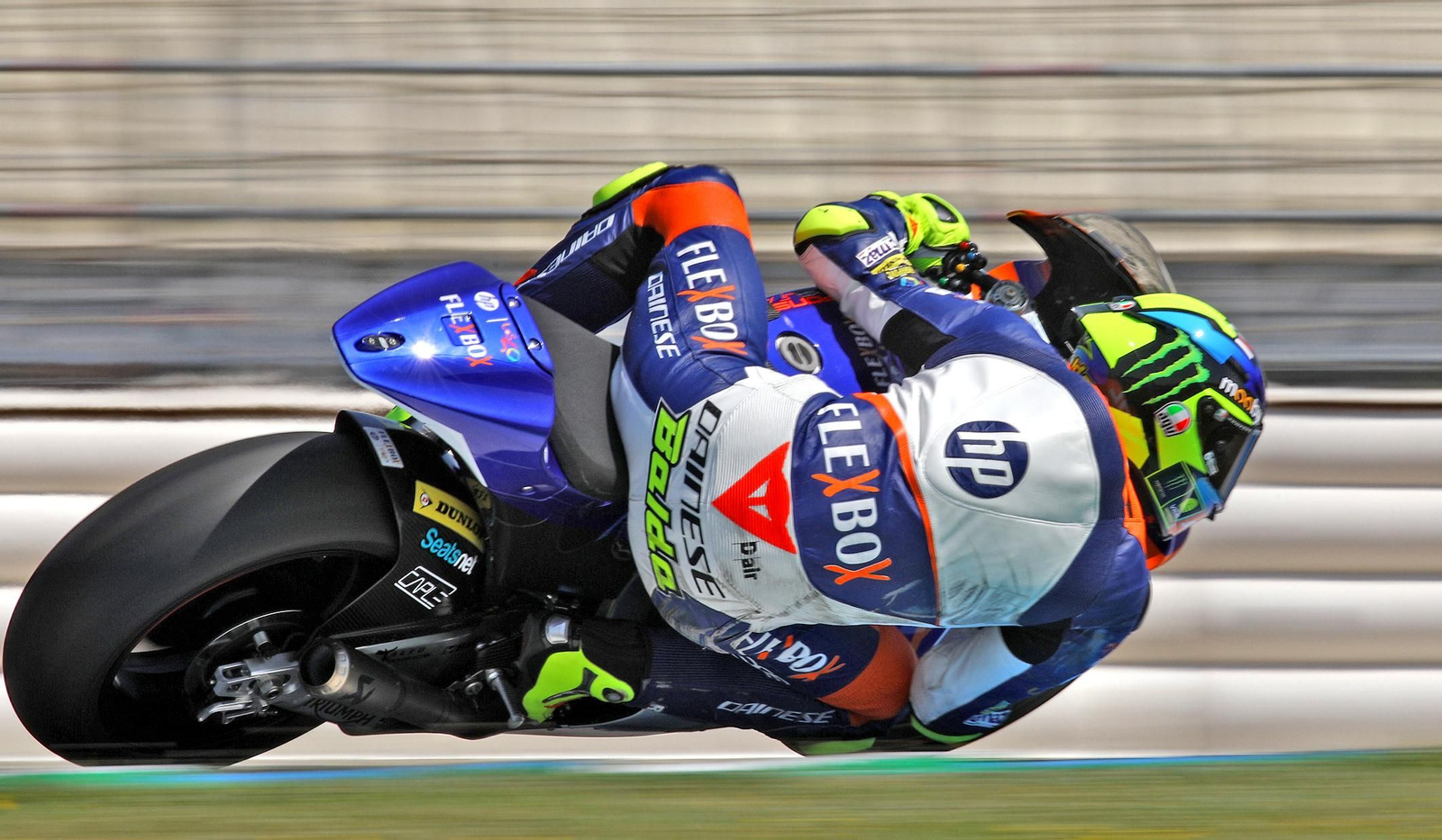 Lorenzo Baldassarri rueda en el Circuito de Jerez.