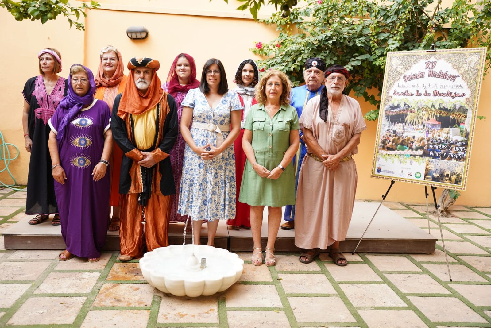 Acto de presentación de la Velada Andalusí que se celebra este sábado en Santa Fe de Mondújar.