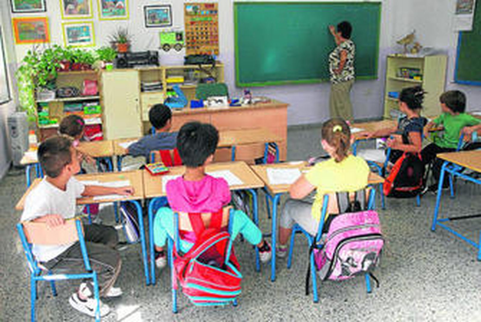 Alumnos de tercero de Primaria del colegio Francisco de Goya.