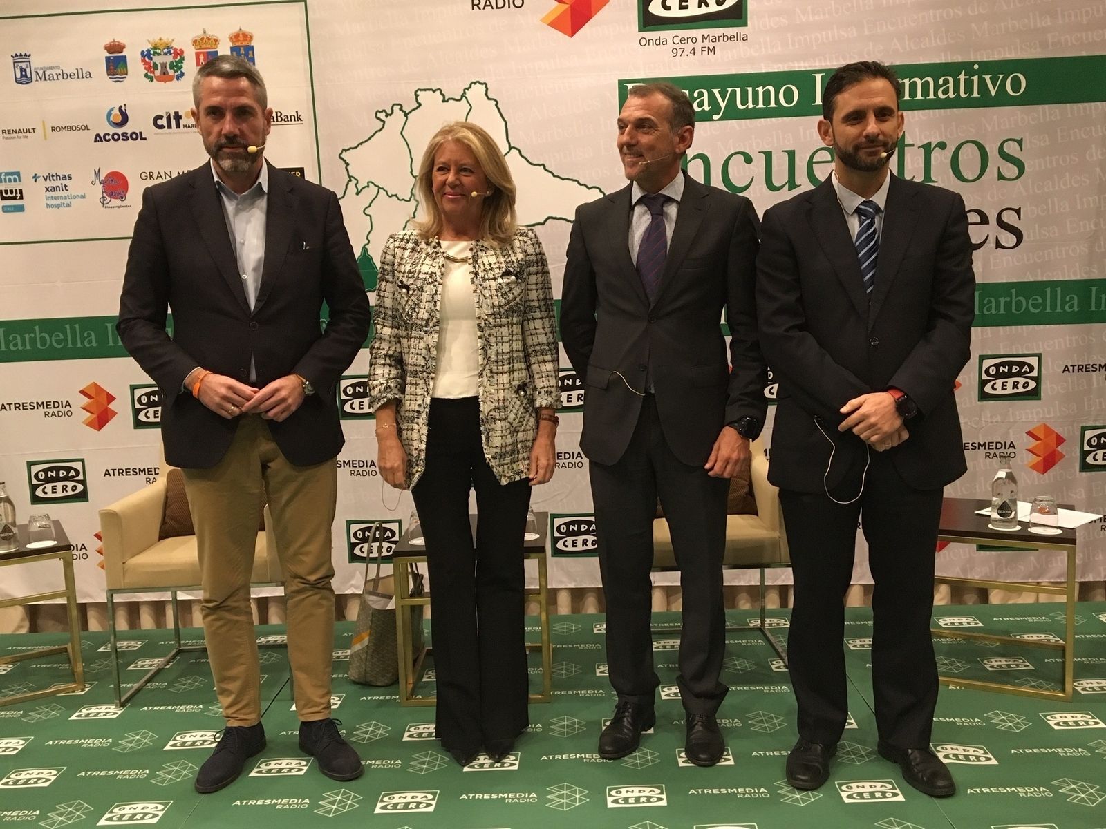 Juan Carlos Maldonado, Ángeles Muñoz, José Antonio Mena y José Antonio Gómez.