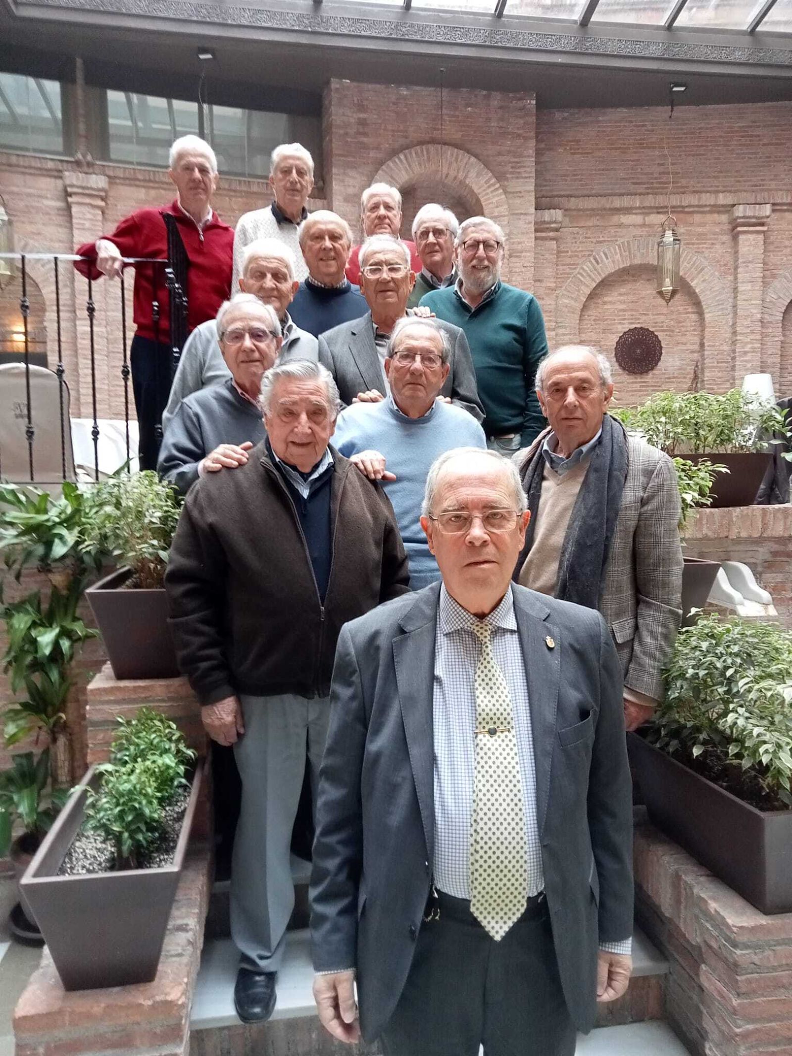 Miembros de la Tertulia Ángel Ganivet.