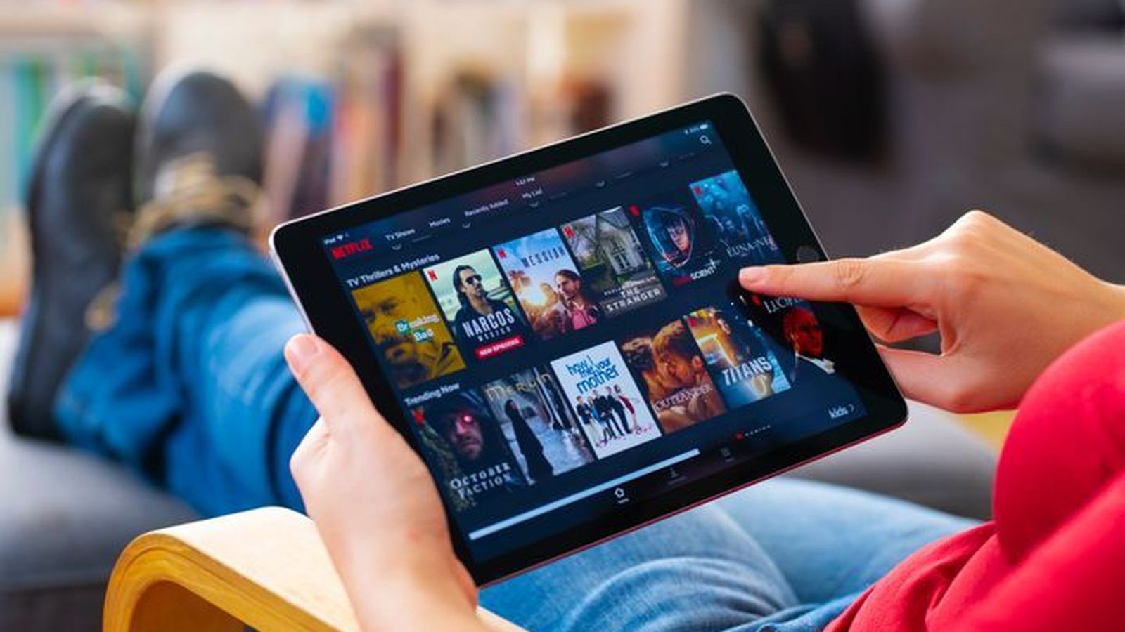 Tablet con contenido en streaming./ HUFFPOST