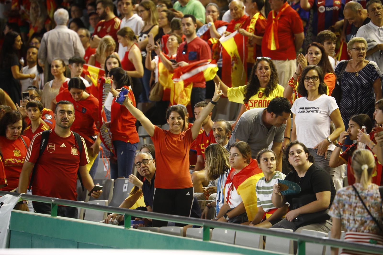 Las mejores fotos de la victoria de España ante Suiza en El Arcángel de Córdoba