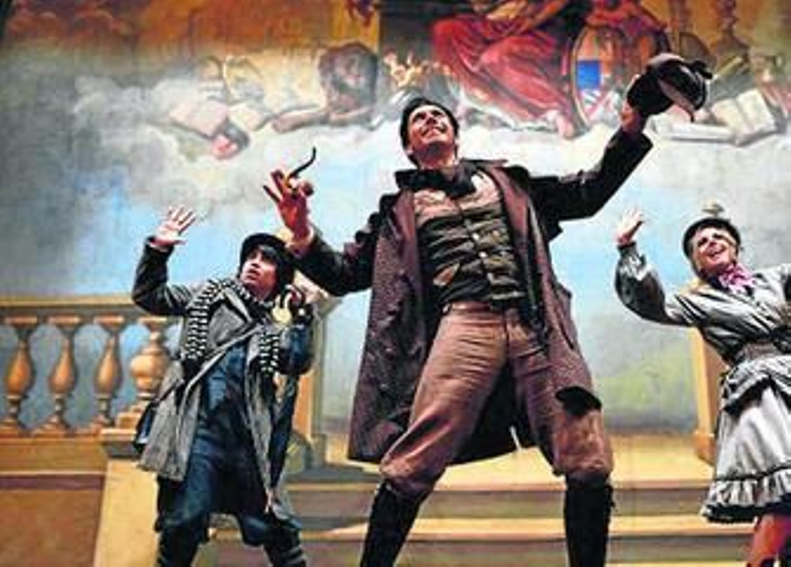 Imagen del musical infantil 'Sherlock Holmes y el  cuadro mágico'.