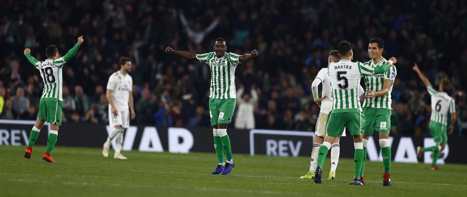 El Betis-Real Madrid, en imágenes