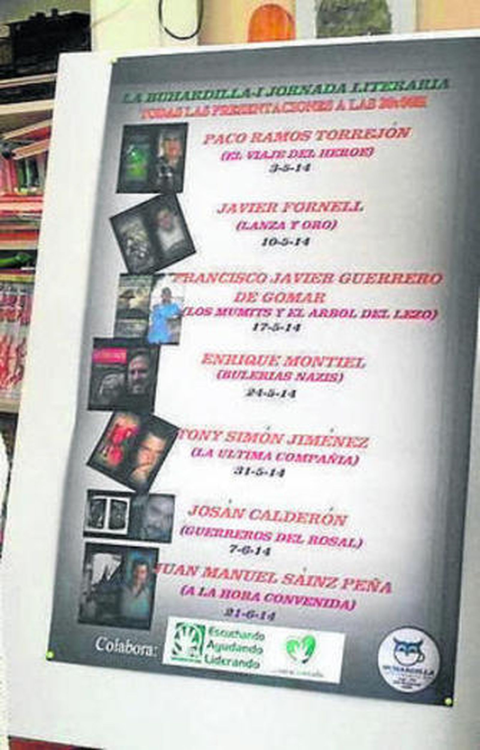 Cartel de ciclo literario.