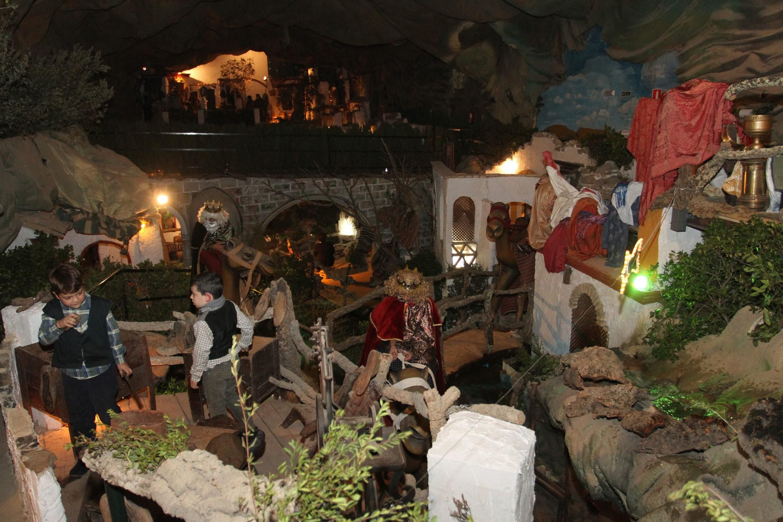 Imágenes de la inauguración del Belén viviente de Beas