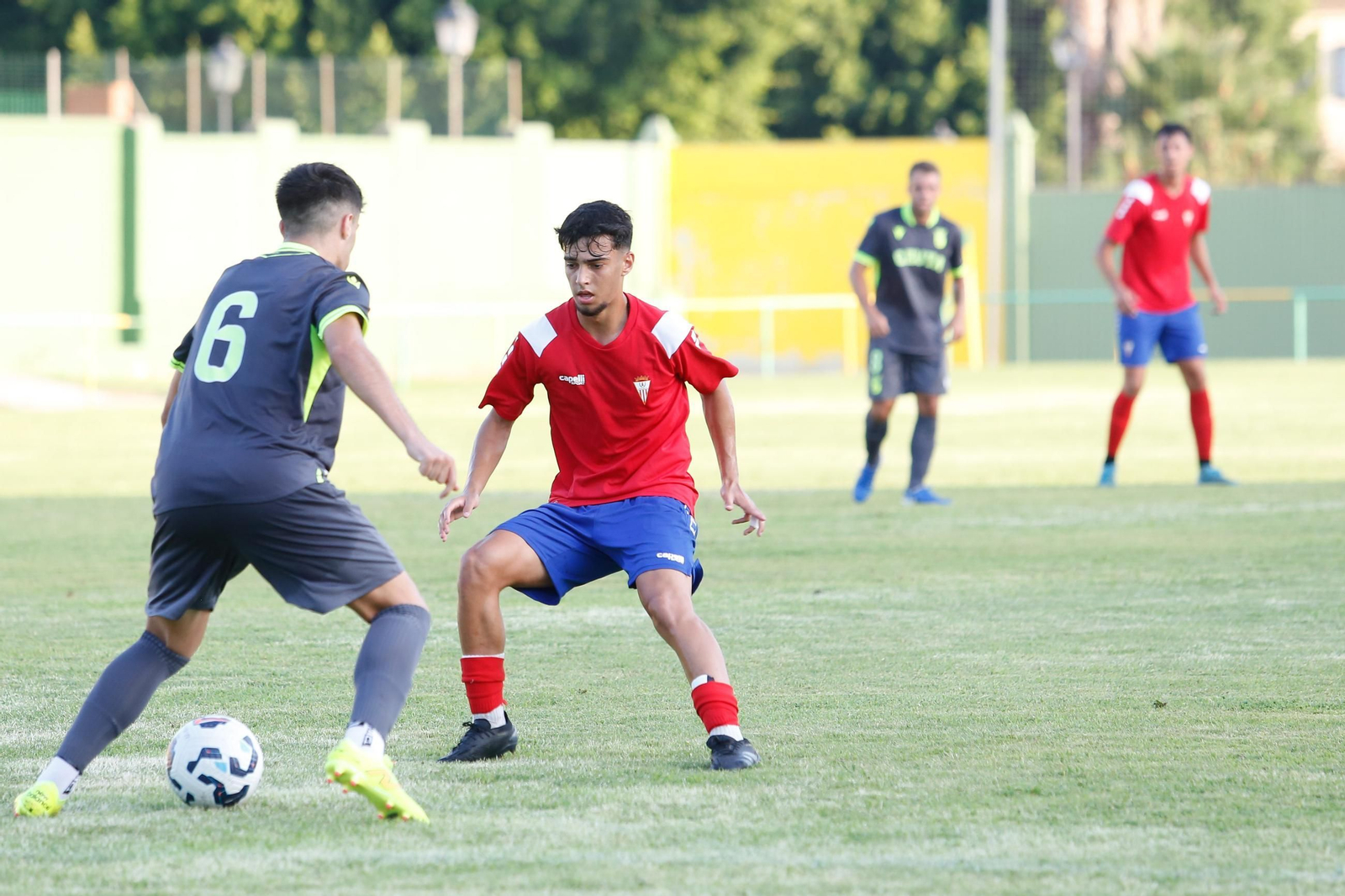 Las fotos del triangular en el estadio Carlos Piña de Los Barrios con el Algeciras CF y el Ceuta B