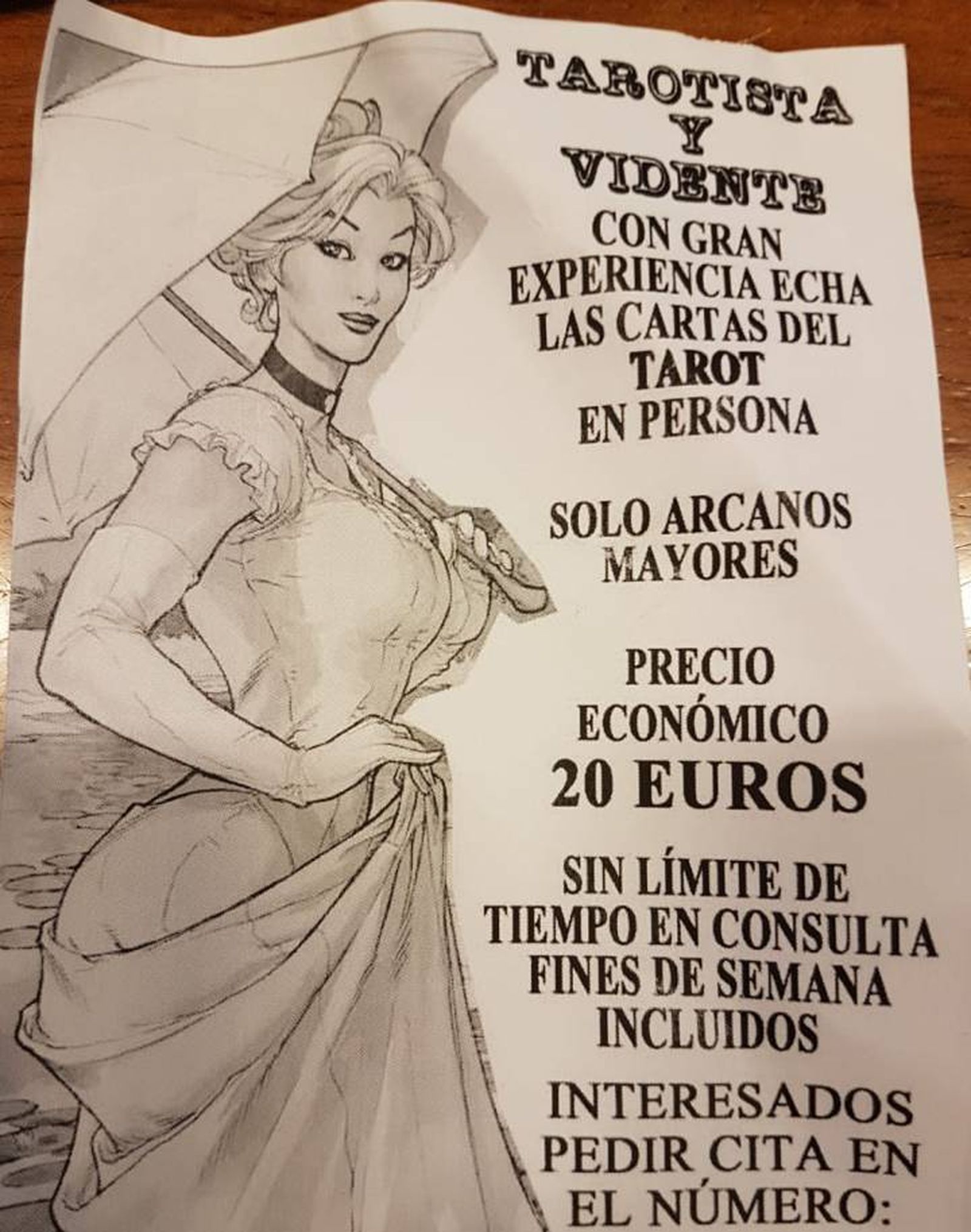 Un anuncio que se atribuye a la actividad de la magistrada.