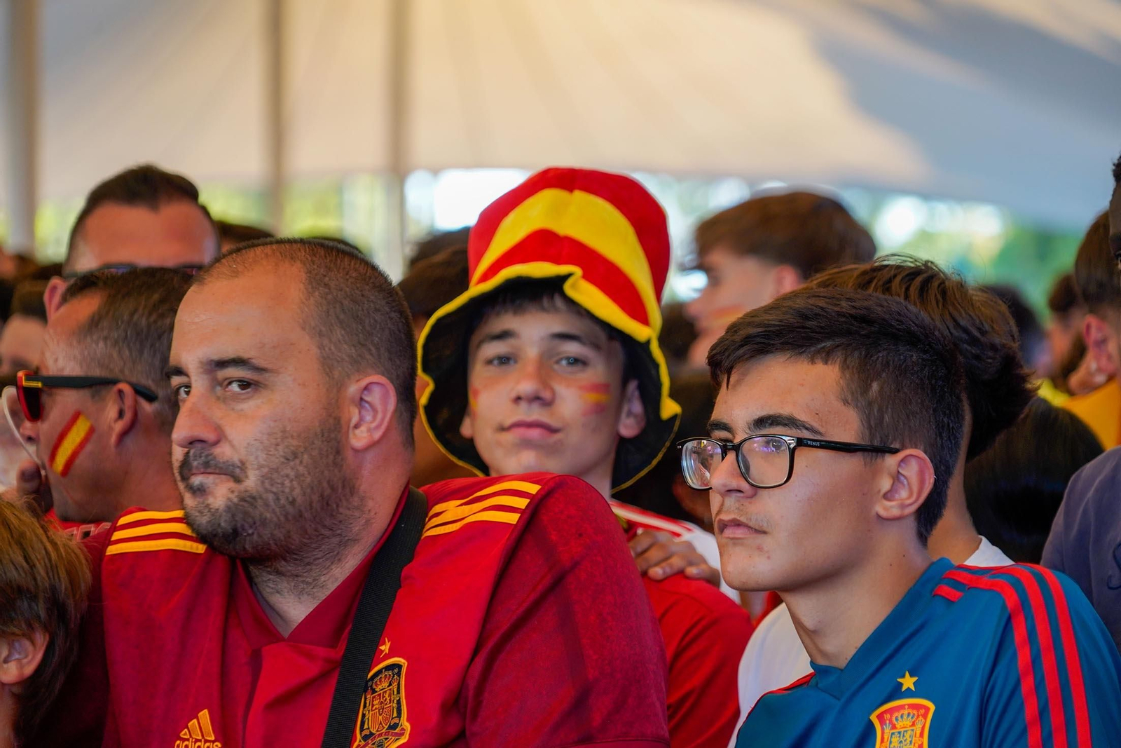 Imágenes del ambiente durante la final de la Eurocopa entre España e Inglaterra Imágenes del ambiente durante la final de la Eurocopa entre España e Inglaterra