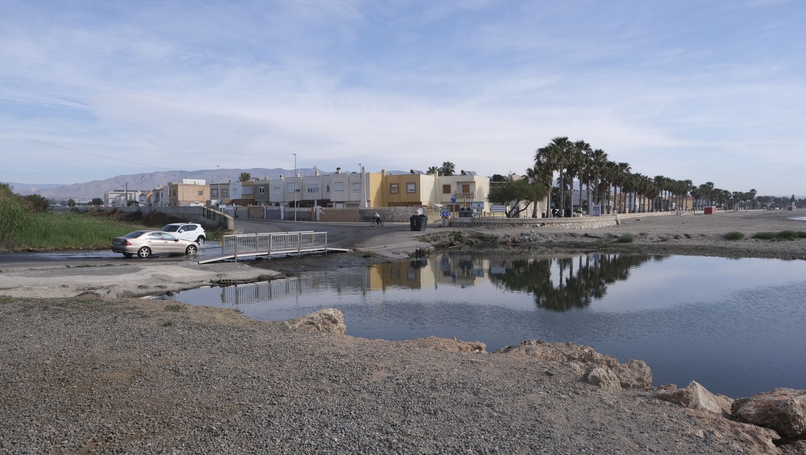 Imágenes del 'lago artificial' de Costacabana