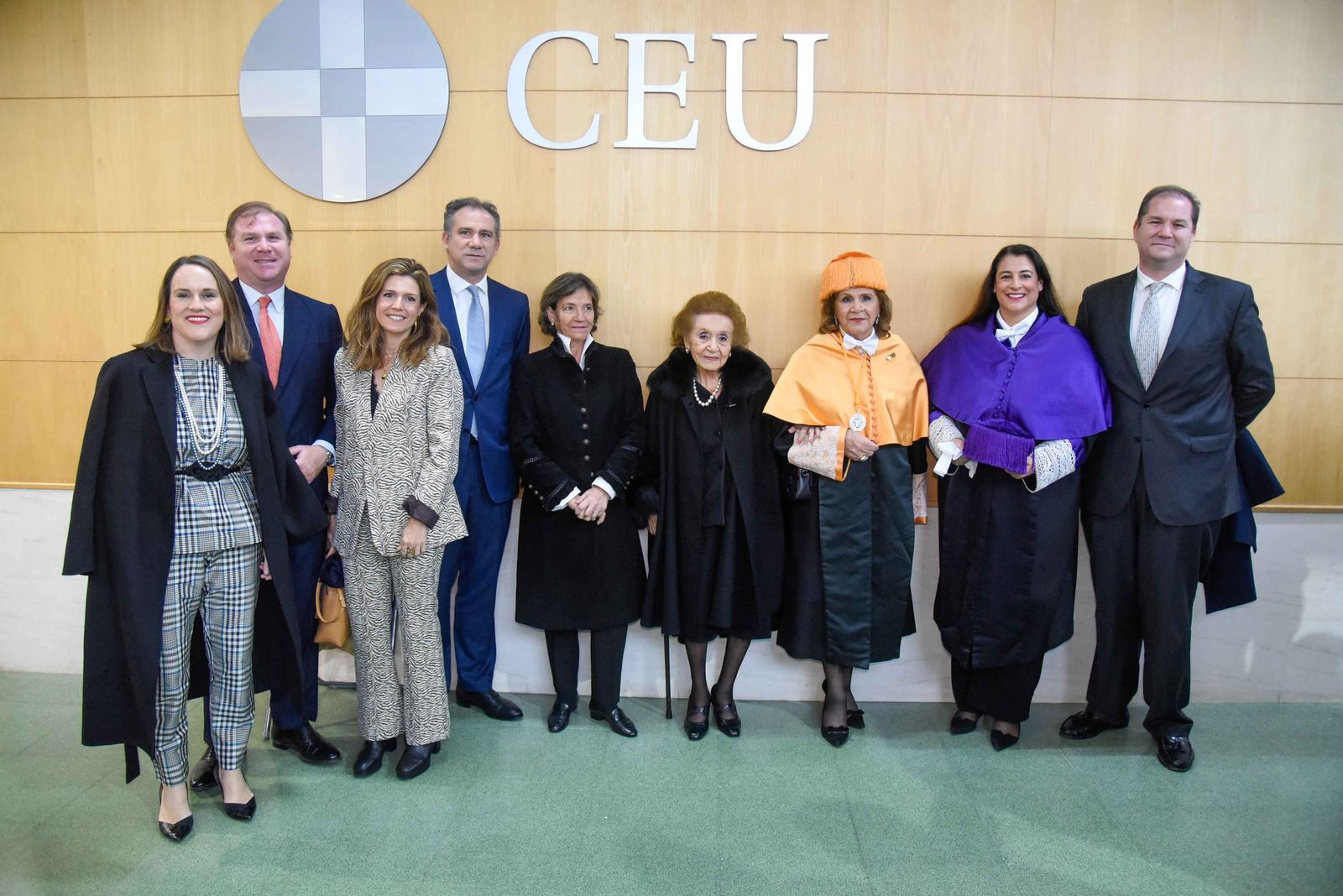 Acto académico de investidura como Doctores Honoris Causa de Concha Yoldi, presidenta de Persán