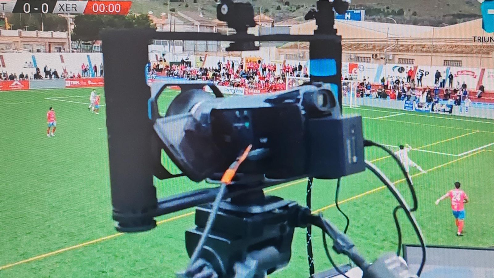 Plano 'antológico' con el que deleitó Webdirecto y Triunfemos a los que compraron el partido: 6,95 euros.