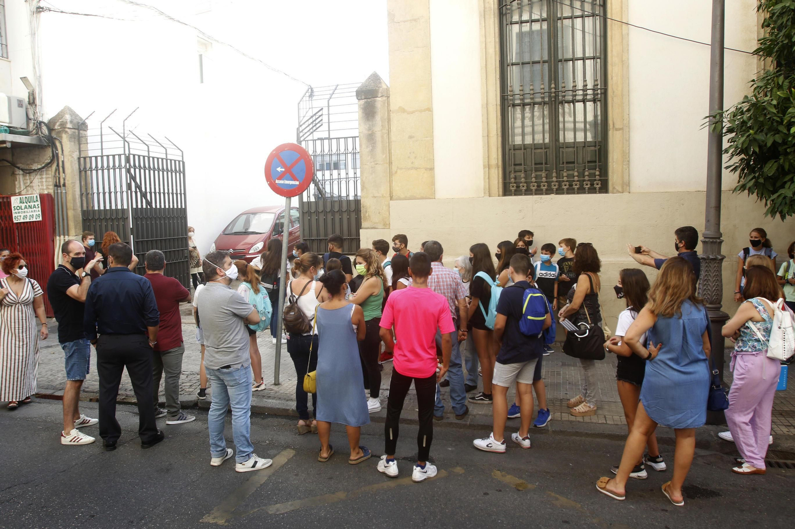 La vuelta al instituto en Córdoba en un curso marcado por el covid-19, en fotos