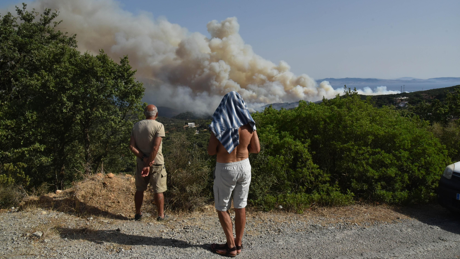 Las fotos del incendio en El Cuartón