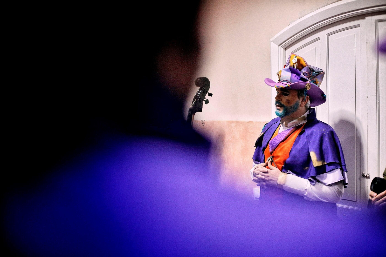 El coro "Despierta" en camerinos