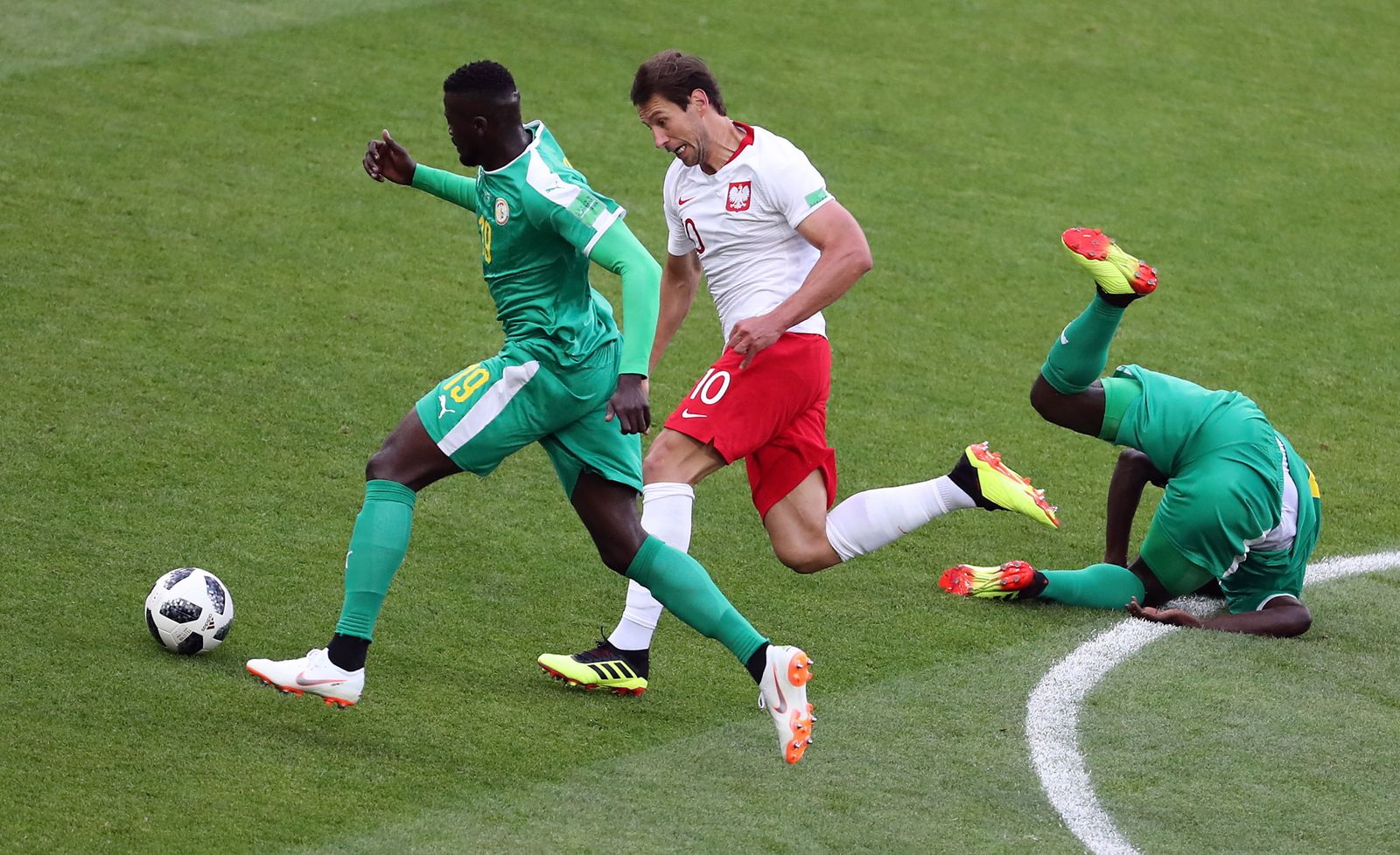 Las imágenes del Polonia-Senegal