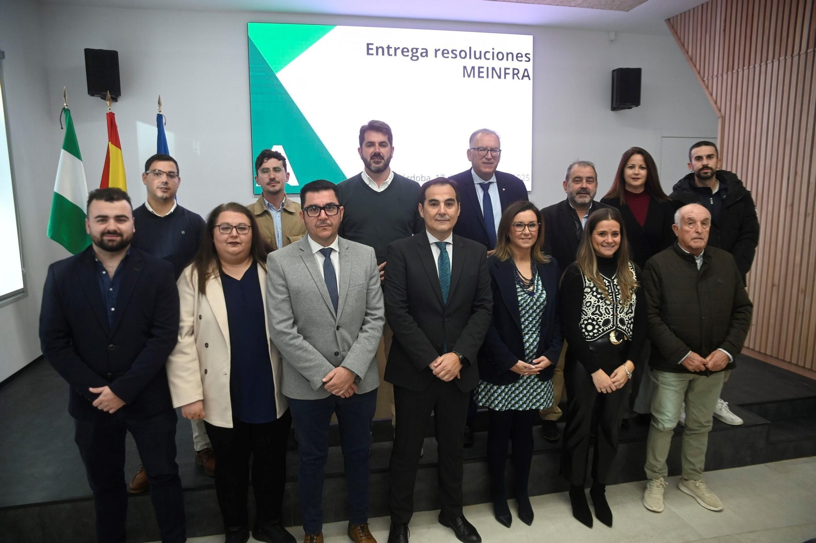 Acto de la entreda de las resoluciones Meinfra.