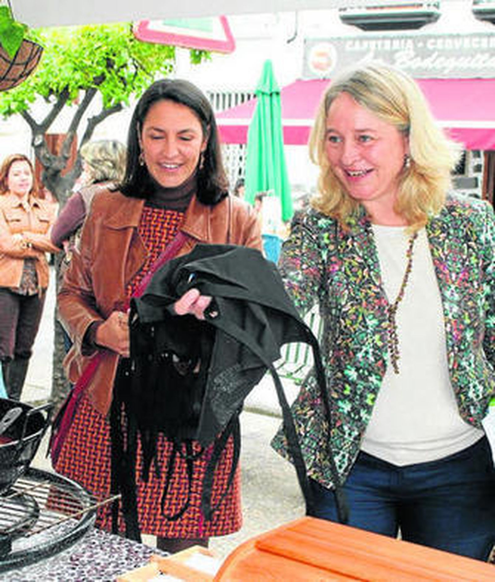 Mercedes Colombo inauguró ayer esta feria culinaria.