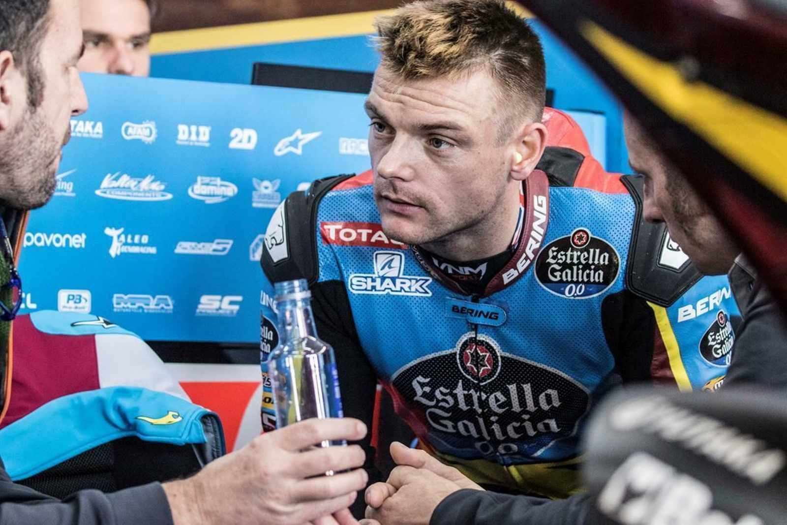 Sam Lowes, en el test privado celebrado la pasada semana en Jerez.
