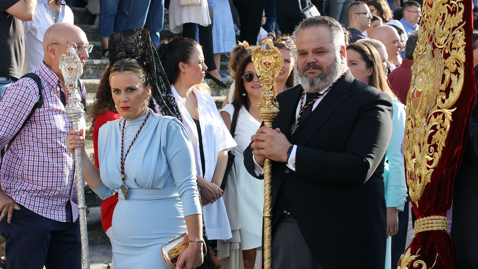 Procesión de regreso de la Virgen de la Estrella Coronada en Jerez