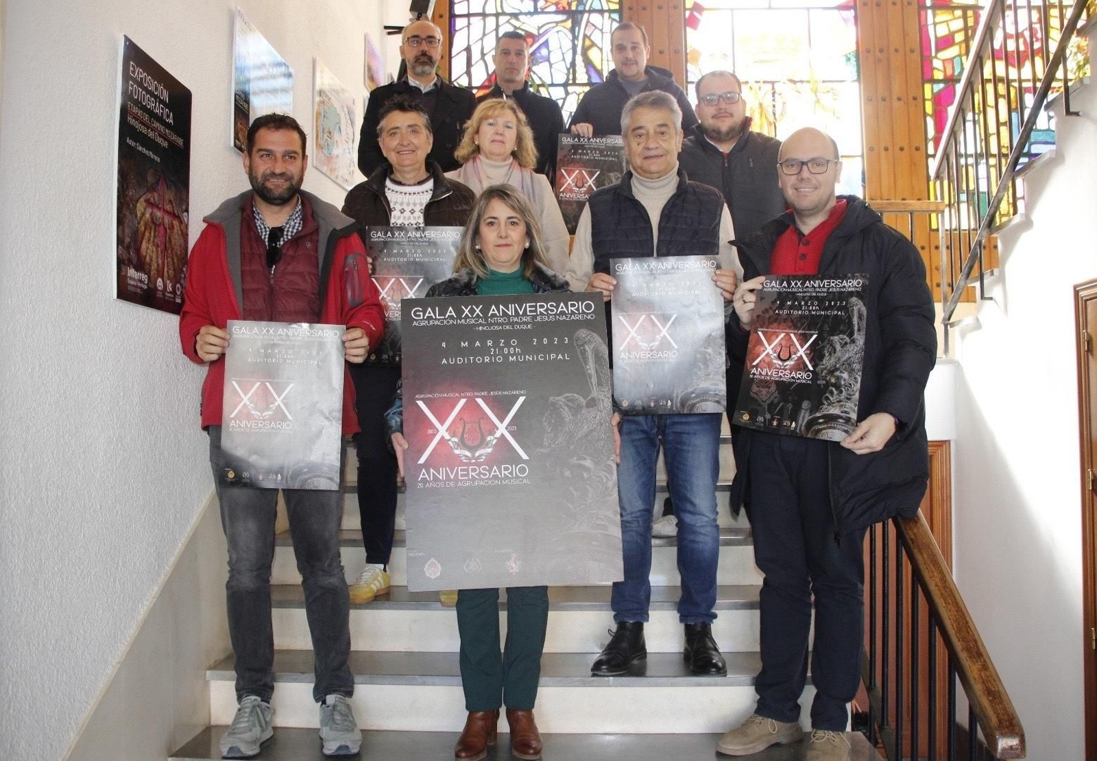Presentación del XX aniversario de la Agrupación Musical Nuestro Padre Jesús Nazareno de Hinojosa del Duque. Presentación del XX aniversario de la Agrupación Musical Nuestro Padre Jesús Nazareno de Hinojosa del Duque.