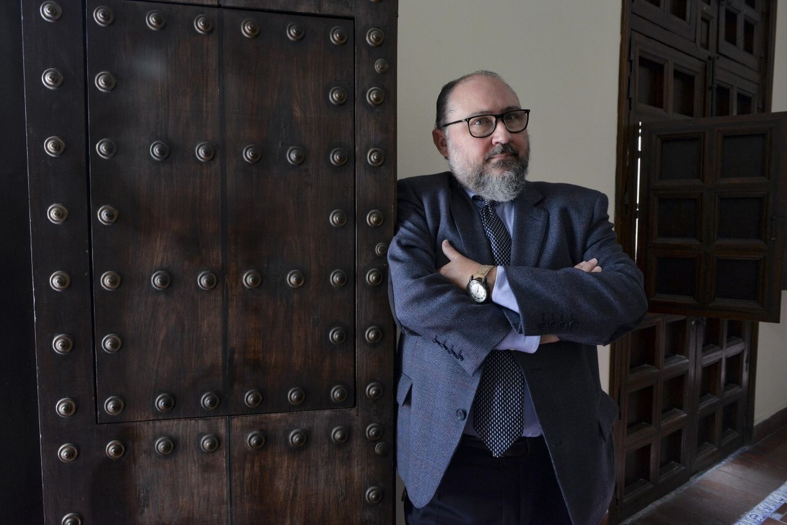 Manuel Romero Luque, durante la entrevista.