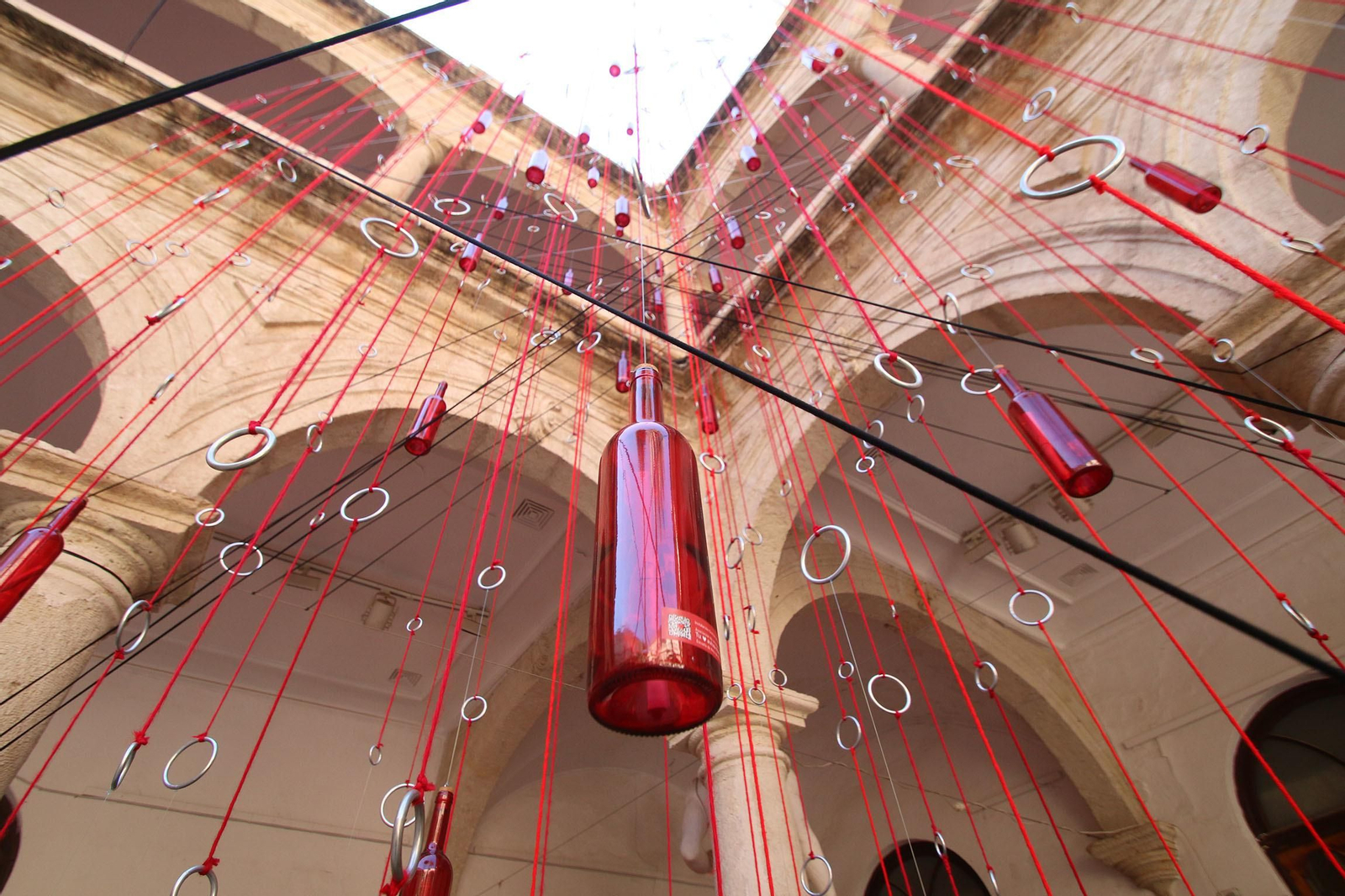 Mensaje en una botella por San Valentín.