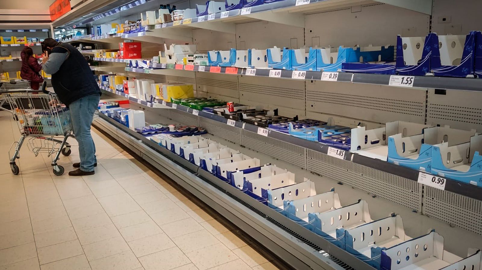 Quinto día de huelga de transporte y empieza a notarse ya la falta de algunos productos